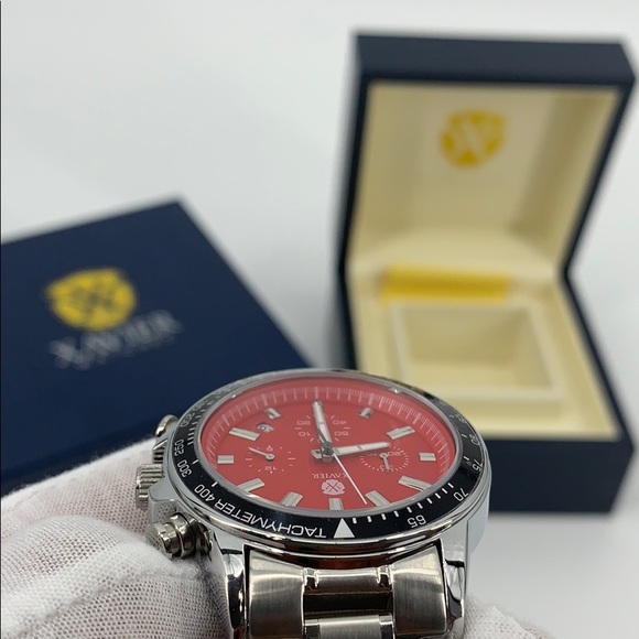 ⌚️NIB Xavier Watches Apex Timepiece Phoenix Red - Picture 5 of 12